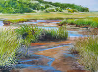 Marshside Creek by Karol B Wyckoff